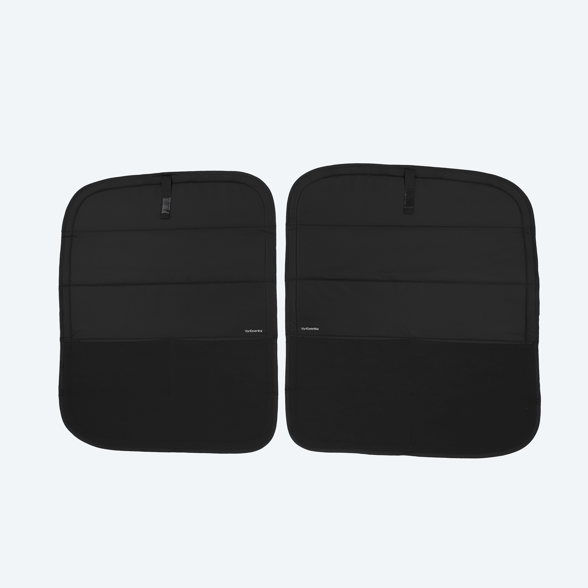 Ford Transit Stealth Rear Door Window Covers (Pair) - Featherbuilt