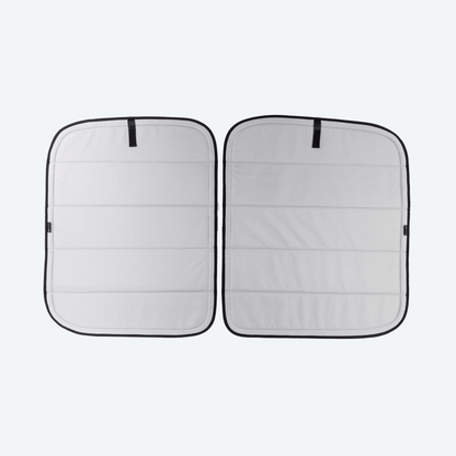 Ford Transit Stealth Rear Door Window Covers (Pair) - Featherbuilt
