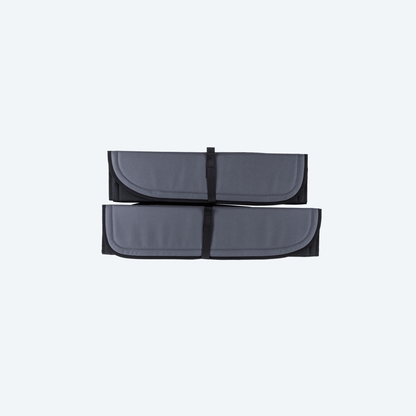 Ford Transit Stealth Rear Door Window Covers (Pair) - Featherbuilt