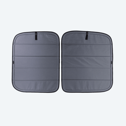 Ford Transit Stealth Rear Door Window Covers (Pair) - Featherbuilt