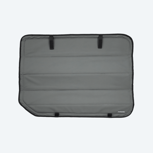 Ford Transit Stealth Rear Qtr Window Cover (Factory Plastic Trim) - Featherbuilt