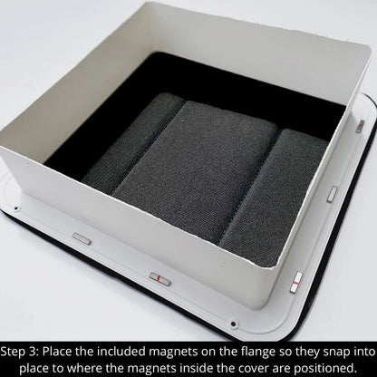 Magnetic Vent Fan Cover - Featherbuilt