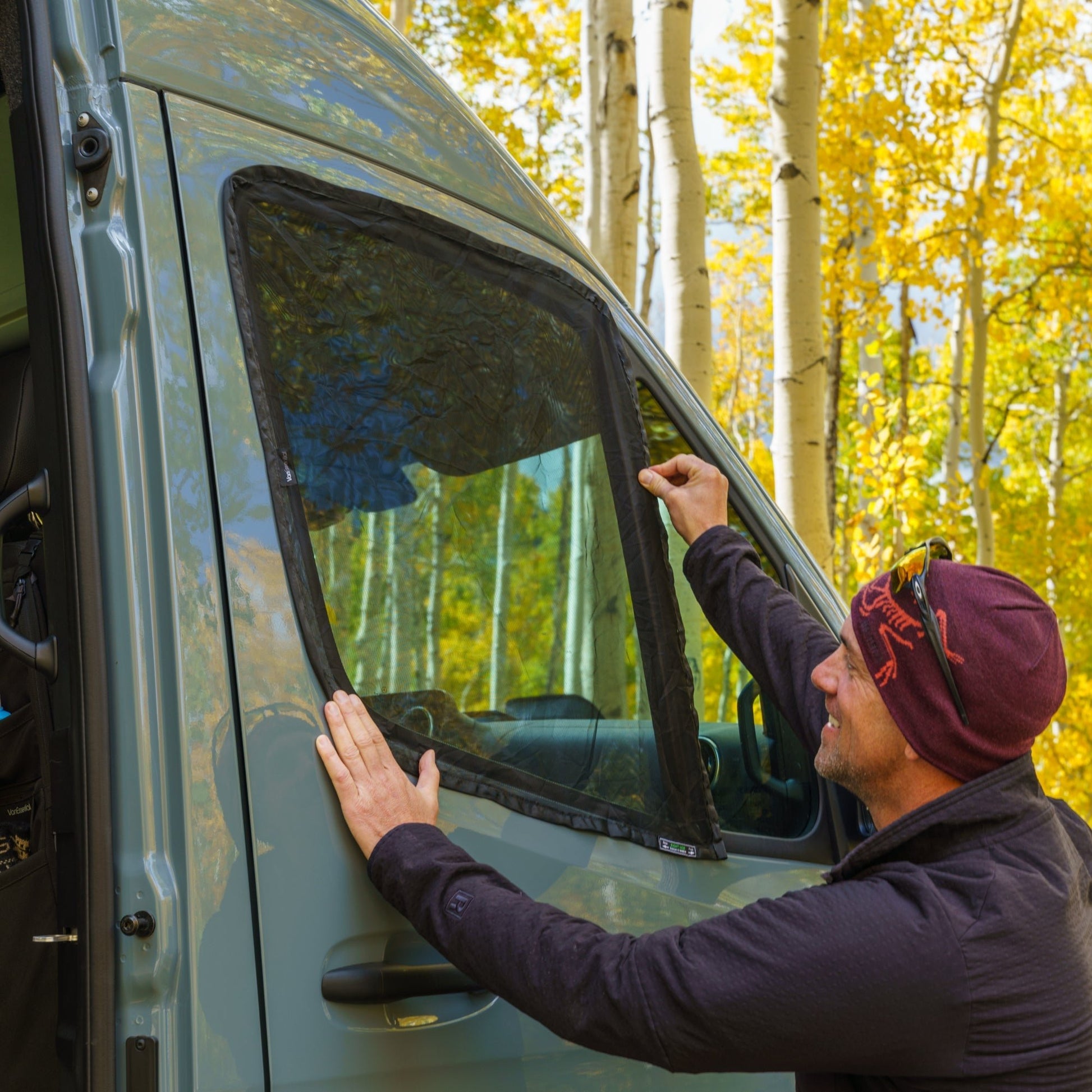 Mercedes Sprinter Bug Screen - Front Doors (Pair) - Featherbuilt