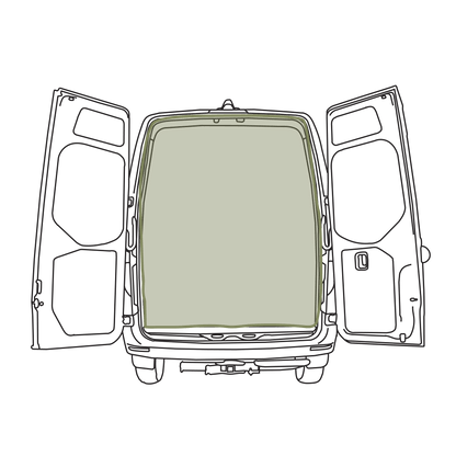 Mercedes Sprinter Bug Screen - Rear Door - Featherbuilt