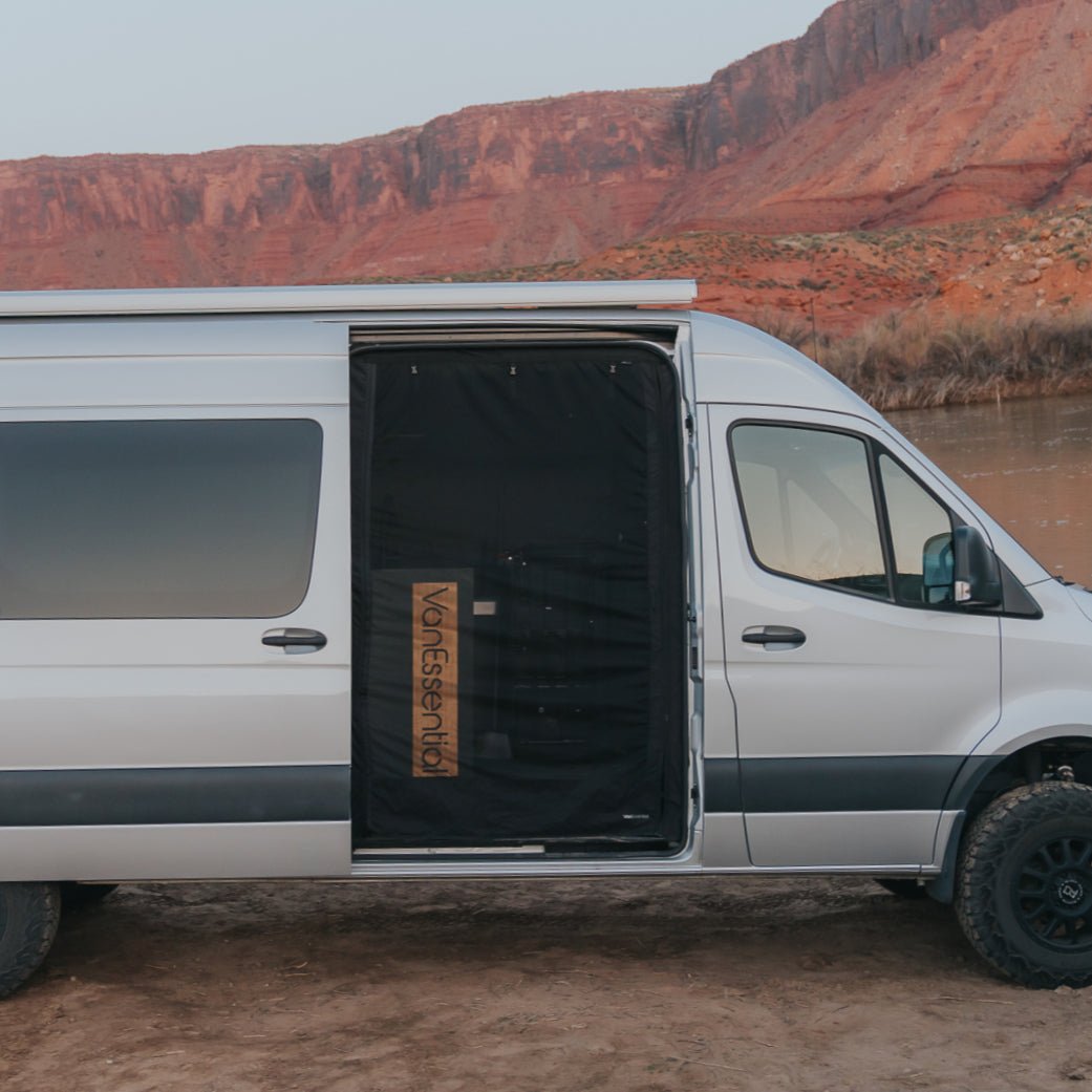 Mercedes Sprinter Bug Screen - Sliding Door - Featherbuilt