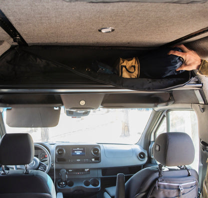 Mercedes Sprinter Headliner Shelf Cover - Featherbuilt