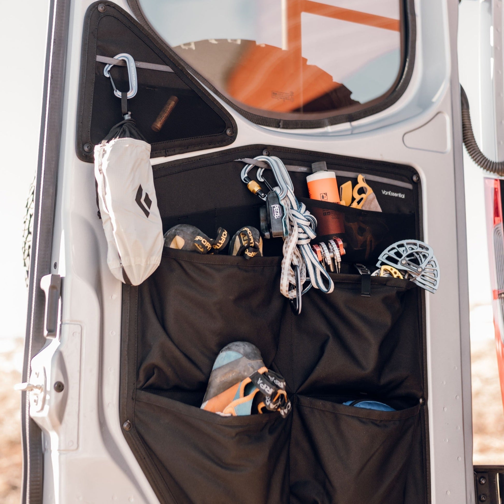 Mercedes Sprinter Lower Rear Door Storage Panels (Pair) - Featherbuilt