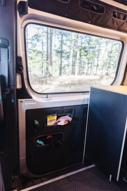 Mercedes Sprinter Lower Sliding Door Storage Panel - Featherbuilt