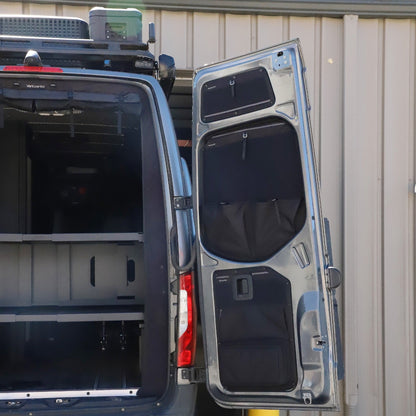 Mercedes Sprinter Middle Rear Door Storage Panels (Pair) - Featherbuilt