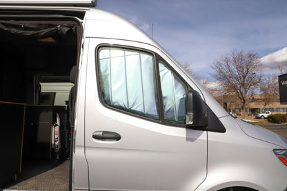 Mercedes Sprinter Reflective Front Door Window Cover (Pair) - Featherbuilt