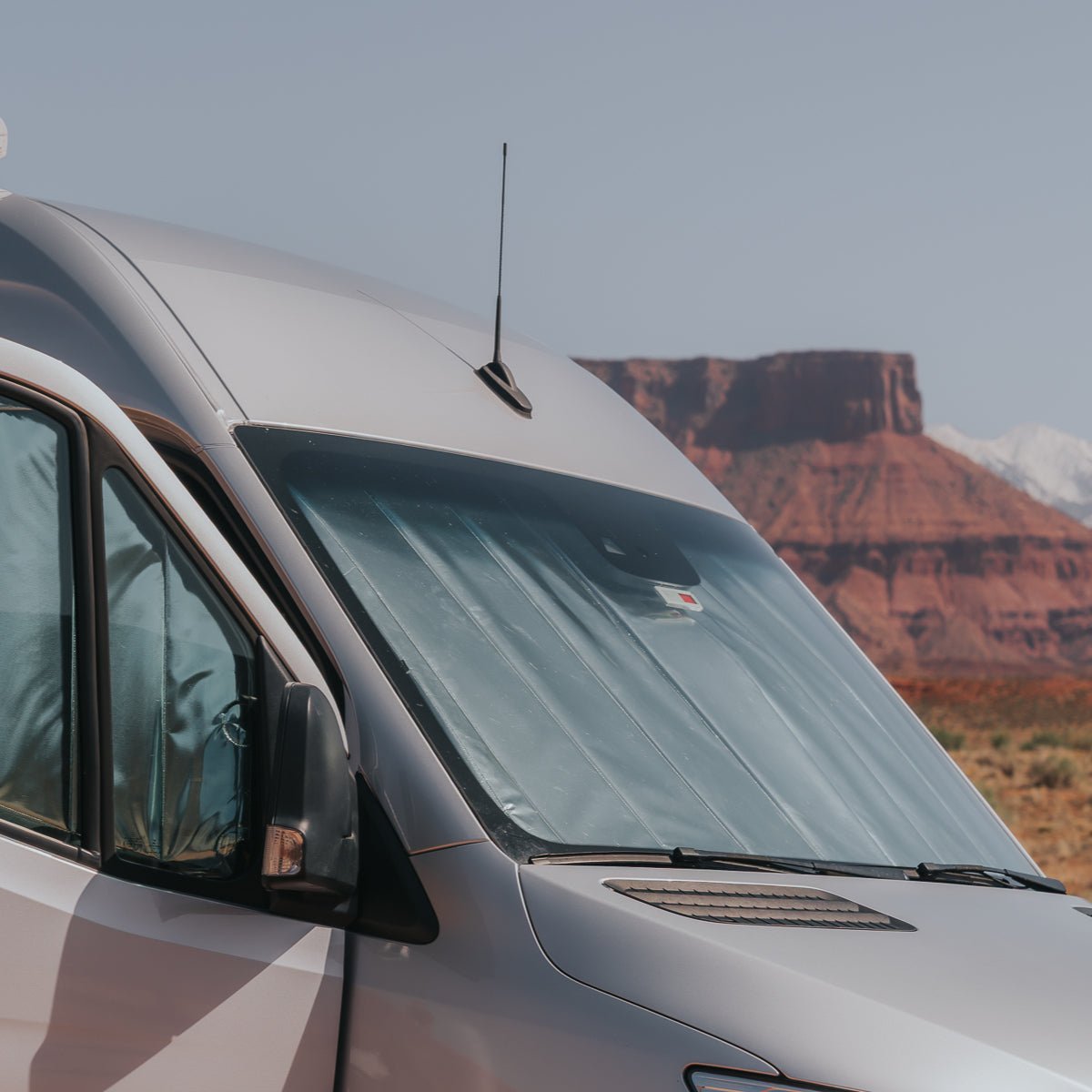 Mercedes Sprinter Reflective Front Windshield Cover - Featherbuilt