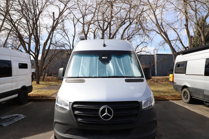 Mercedes Sprinter Reflective Front Windshield Cover - Featherbuilt