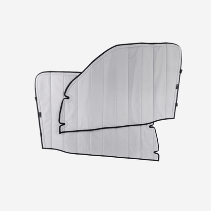 Mercedes Sprinter Stealth Front Door Window Covers (Pair) - Featherbuilt