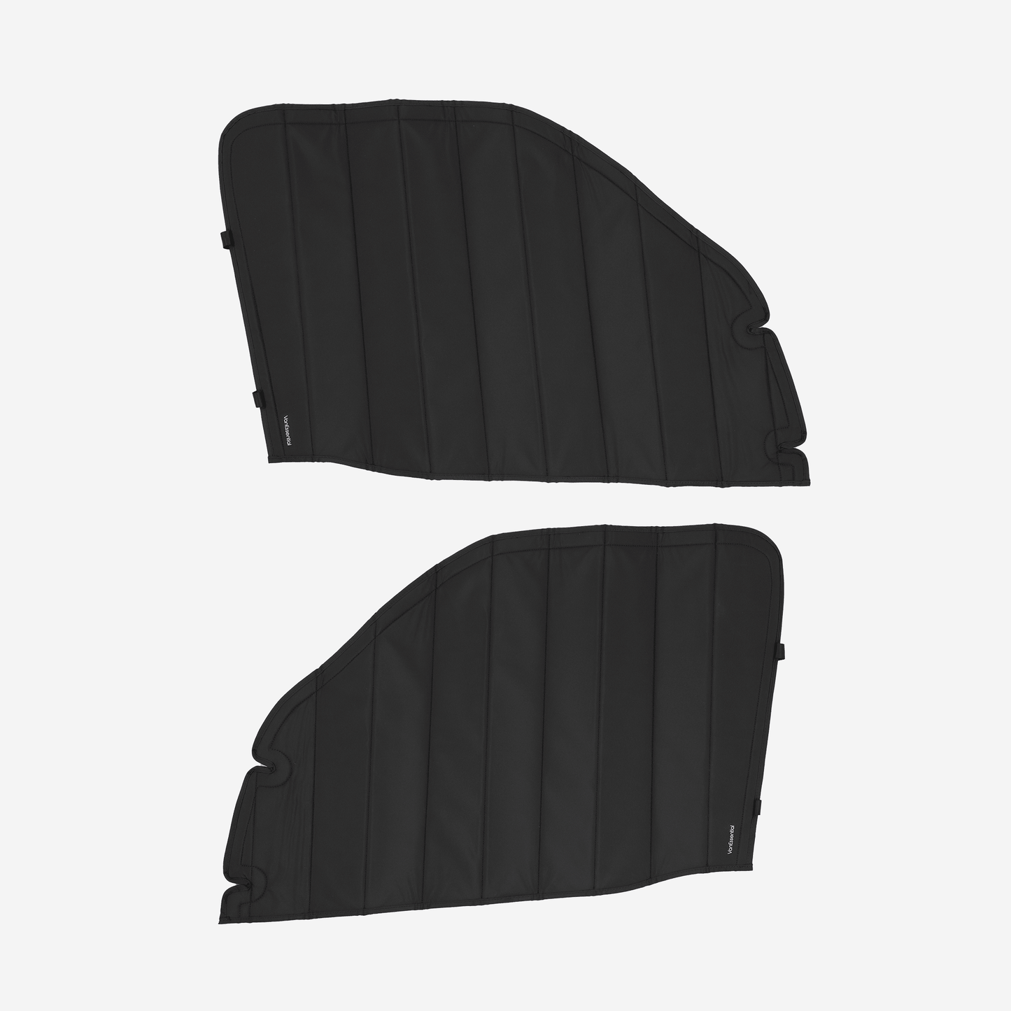 Mercedes Sprinter Stealth Front Door Window Covers (Pair) - Featherbuilt