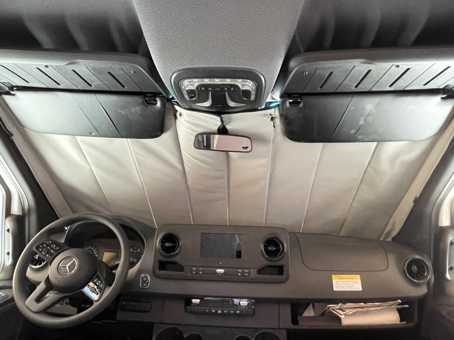 Mercedes Sprinter Stealth Front Windshield Cover - Featherbuilt