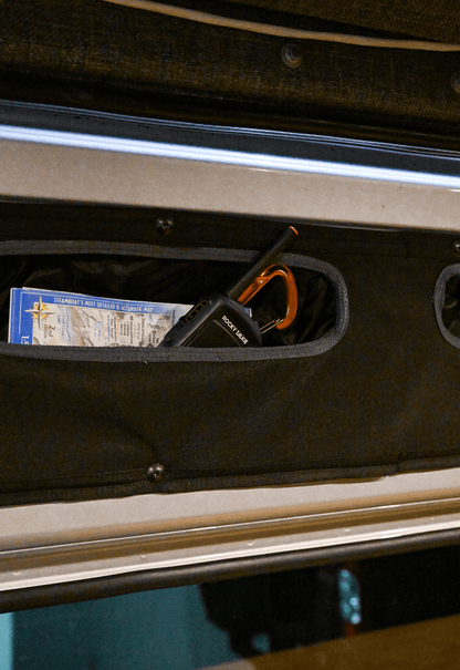 Mercedes Sprinter Upper Sliding Door Storage Panel - Featherbuilt