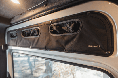 Mercedes Sprinter Upper Sliding Door Storage Panel - Featherbuilt