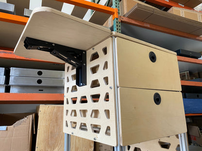 MOAB Heavy Duty Folding Bracket for Countertops & Bench Seats - Featherbuilt