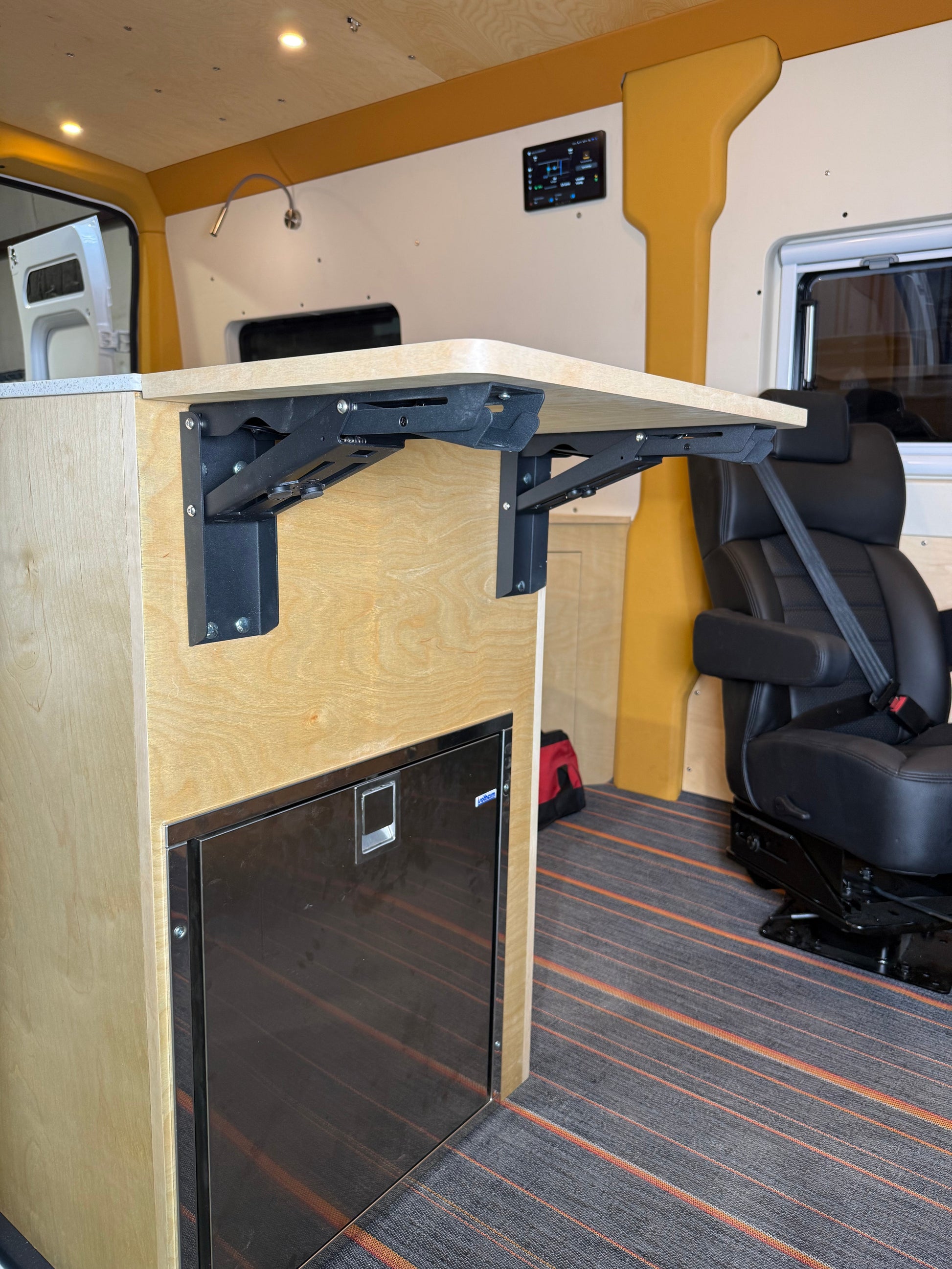 MOAB Heavy Duty Folding Bracket for Countertops & Bench Seats - Featherbuilt