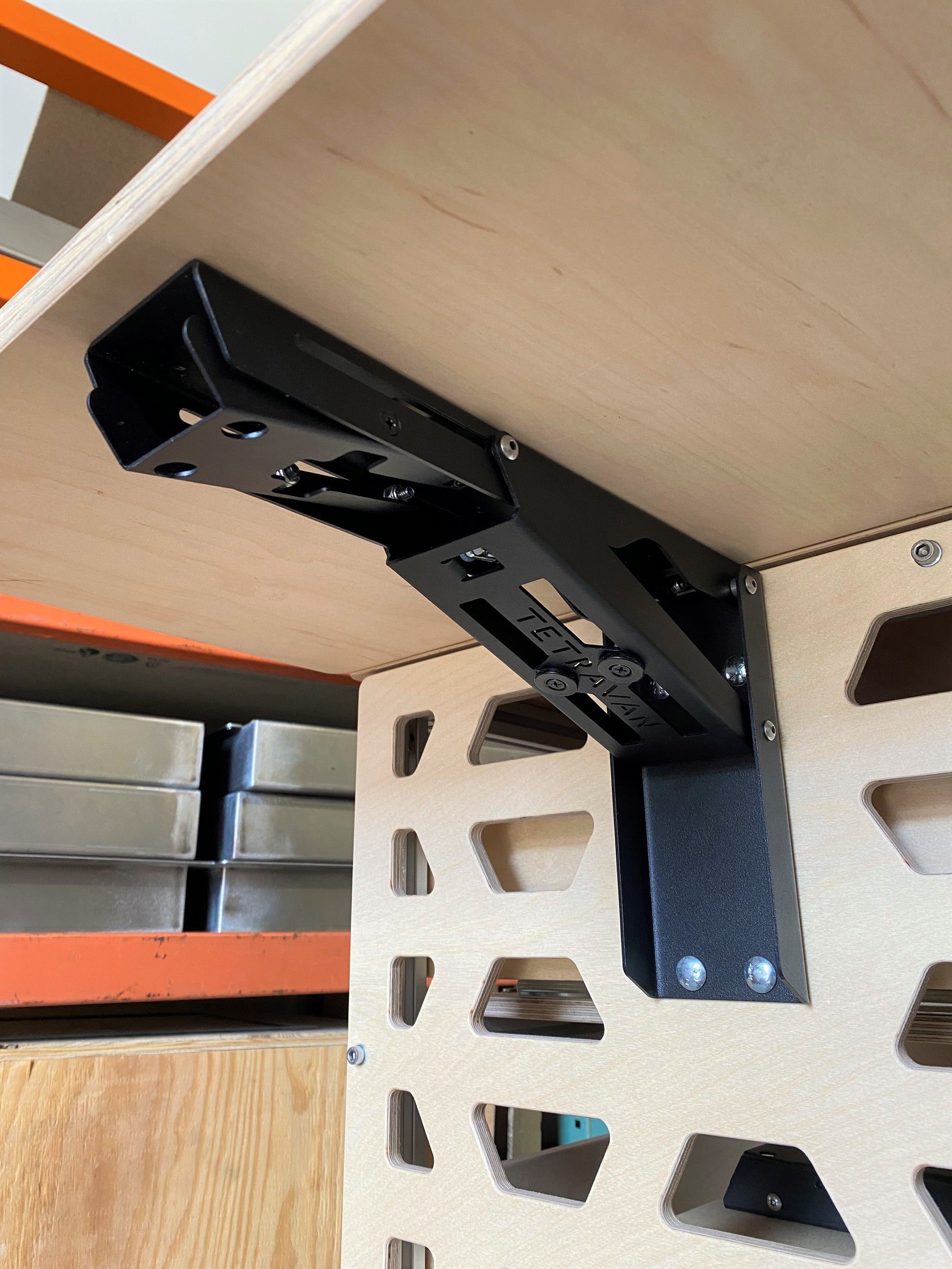 MOAB Heavy Duty Folding Bracket for Countertops & Bench Seats - Featherbuilt