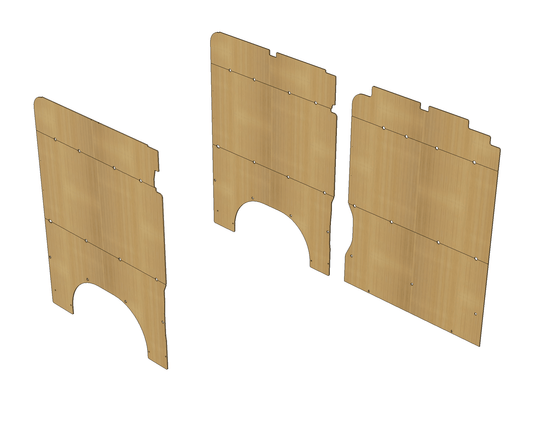 ProMaster 136 Wall Panel Kit - Featherbuilt