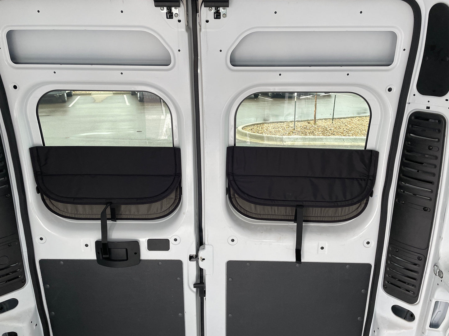 ProMaster Rear Door Window Covers (pair) - Featherbuilt