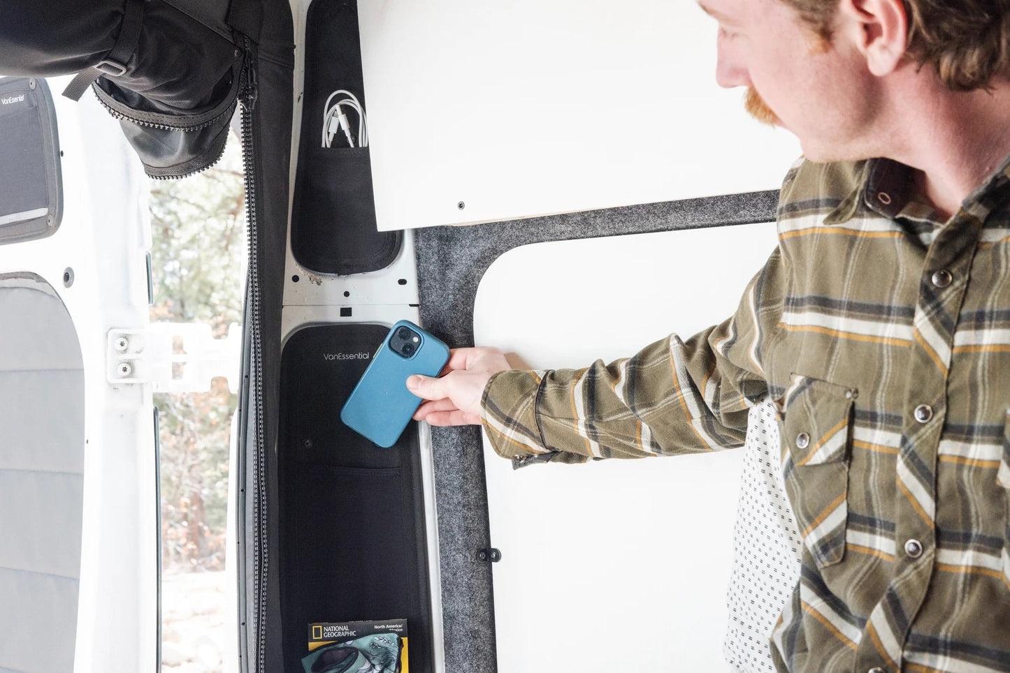 ProMaster Rear Pillar Storage Panels - Featherbuilt