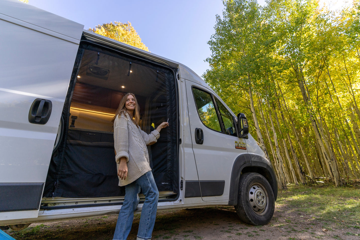 Ram Promaster Bug Screen - Sliding Door - Featherbuilt