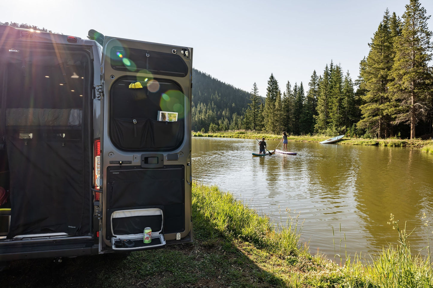 Ram Promaster Lower Rear Door Storage Panels (Rear) - Featherbuilt