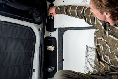 Ram Promaster Rear Pillar Storage Panels - Featherbuilt
