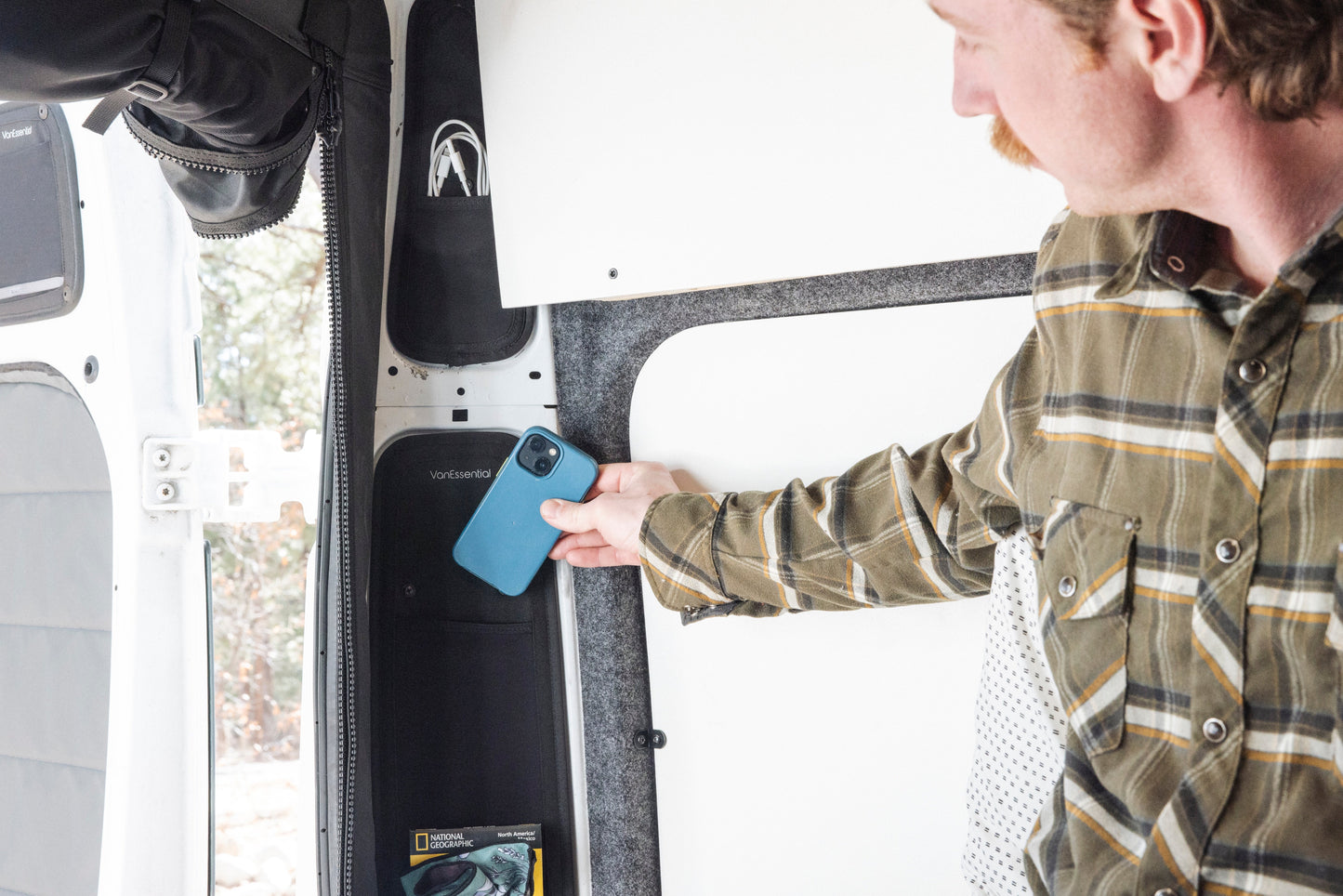 Ram Promaster Rear Pillar Storage Panels - Featherbuilt