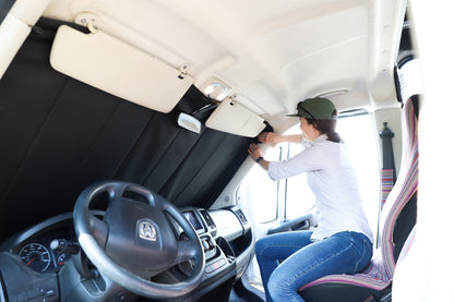 Ram Promaster Reflective Front Windshield Cover - Featherbuilt