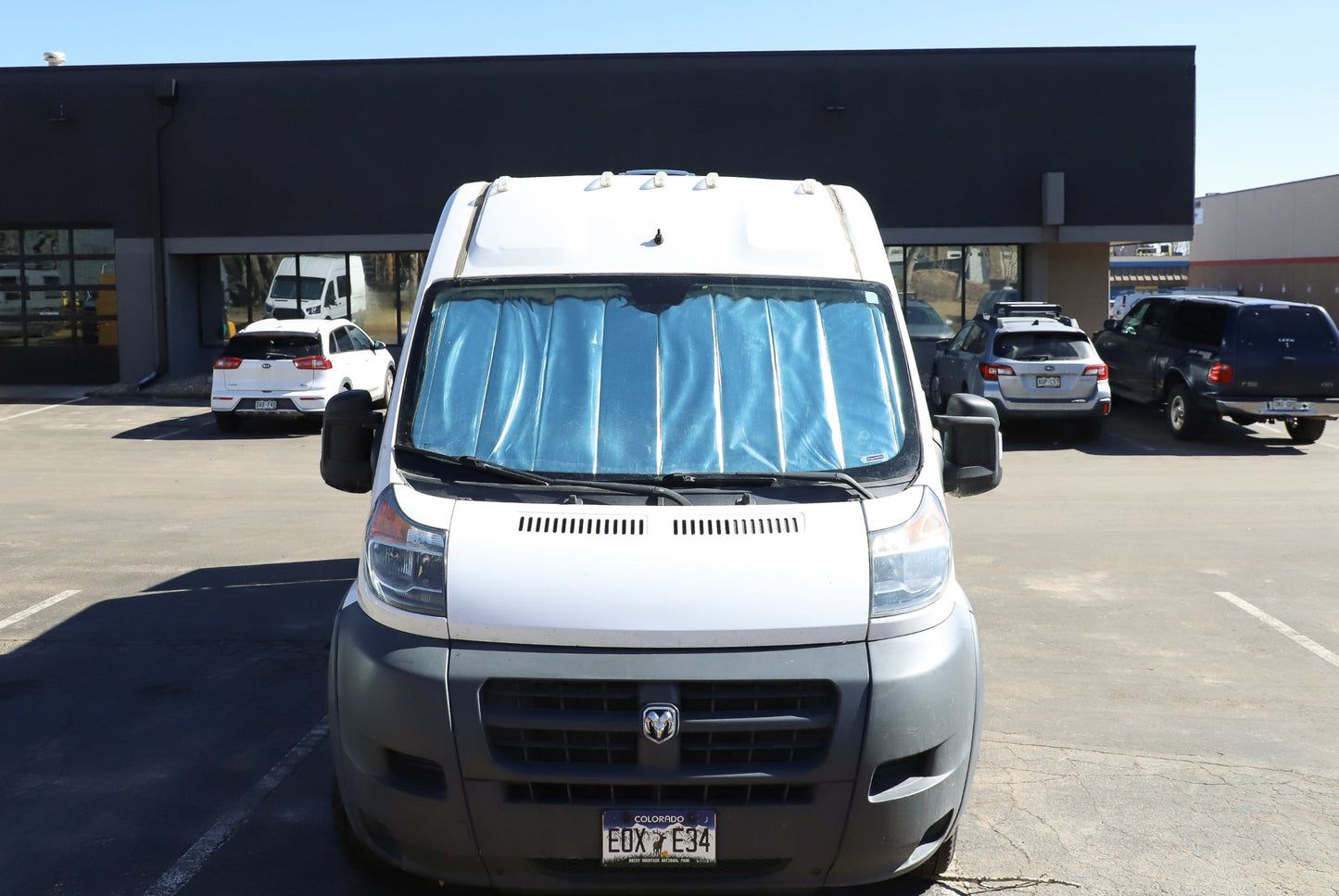 Ram Promaster Reflective Front Windshield Cover - Featherbuilt
