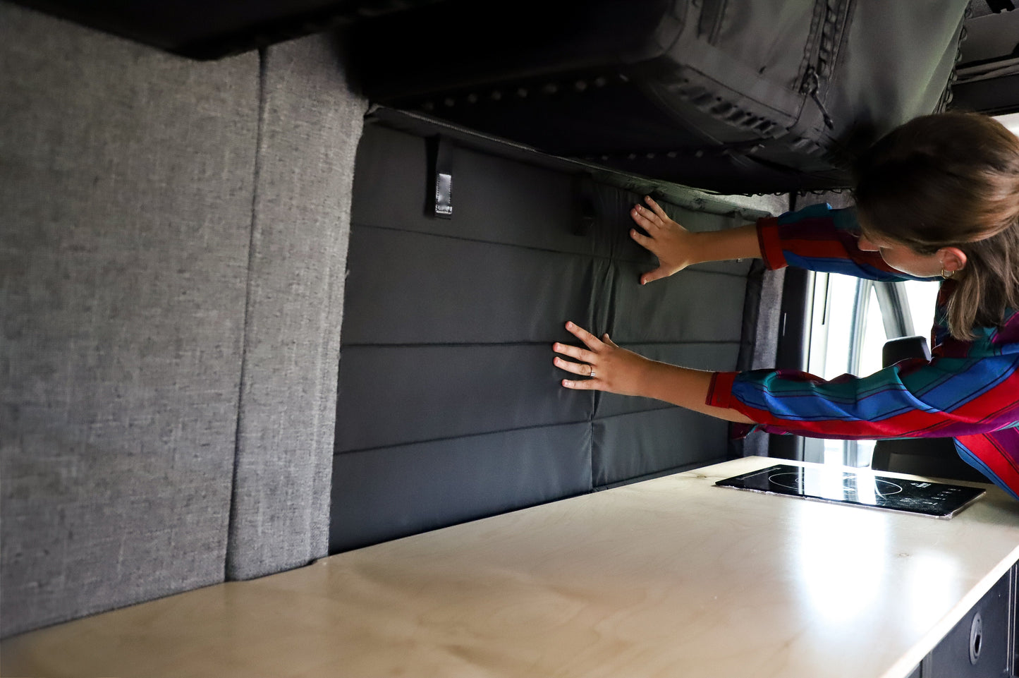 Ram Promaster Stealth Crew Window Cover - Featherbuilt