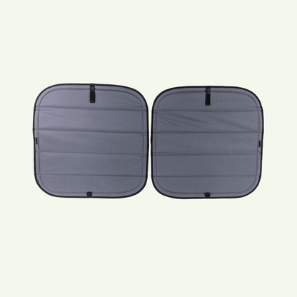 Ram Promaster Stealth Rear Door Window Covers (Pair) - Featherbuilt