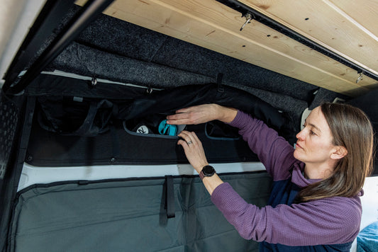 Ram Promaster Upper Sliding Door Storage Panel - Featherbuilt