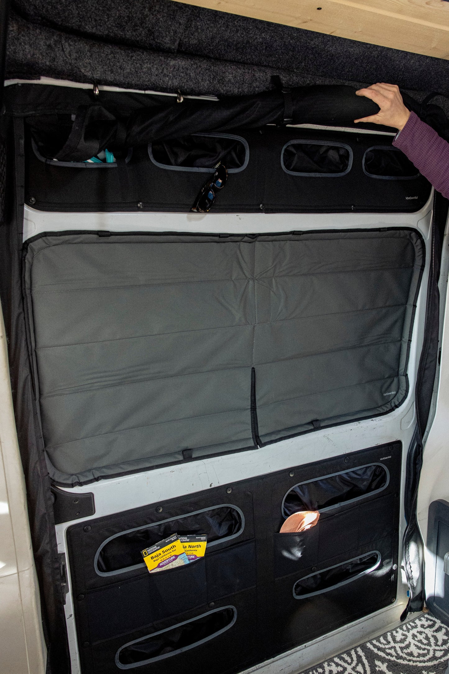 Ram Promaster Upper Sliding Door Storage Panel - Featherbuilt
