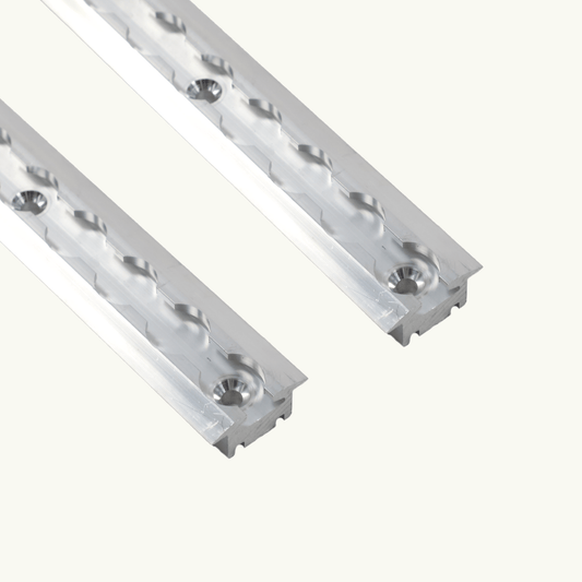 Raw Recessed Deep Venture L-Track (2 Pack) - Featherbuilt
