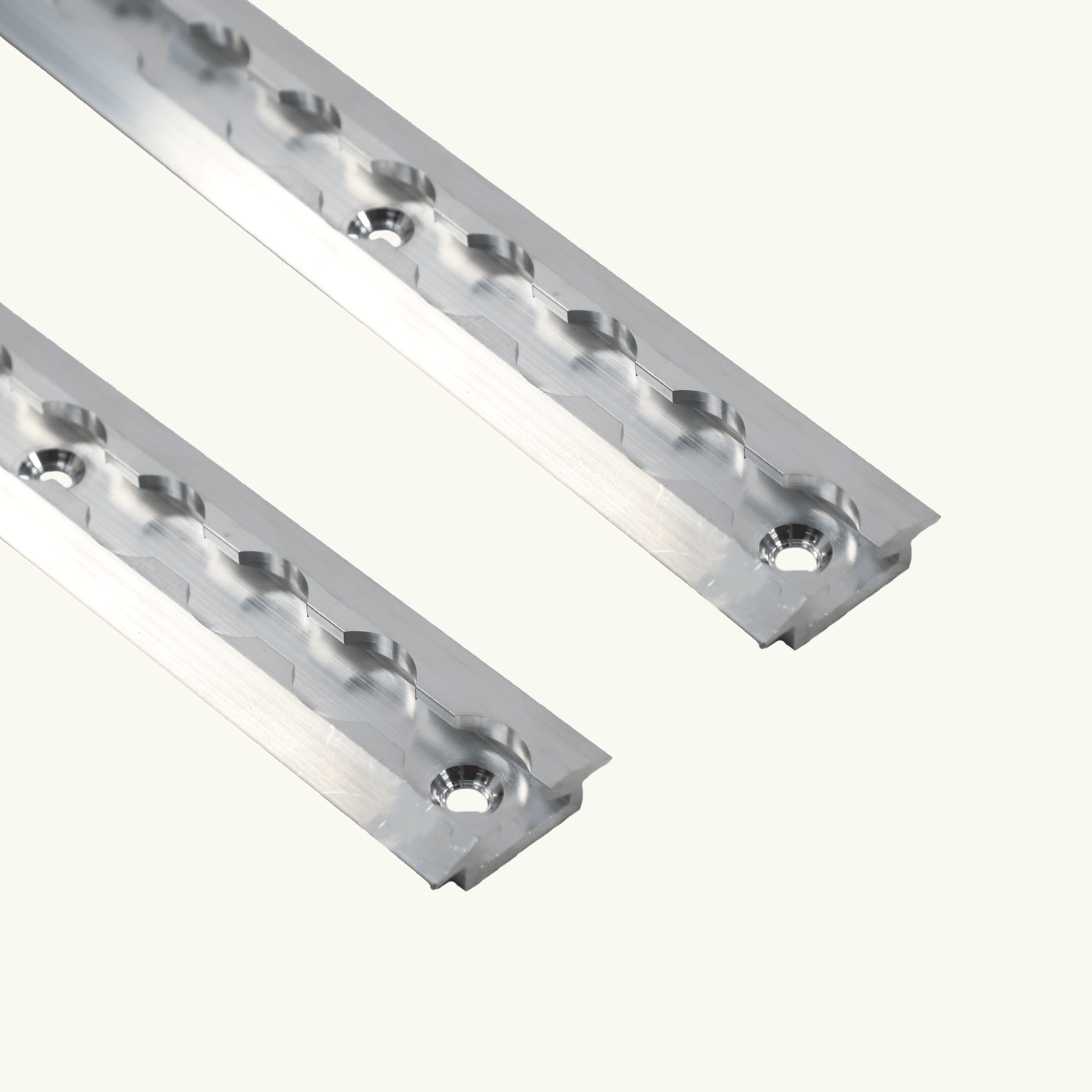 Raw Recessed Shallow Venture L-Track (2 Pack) - Featherbuilt