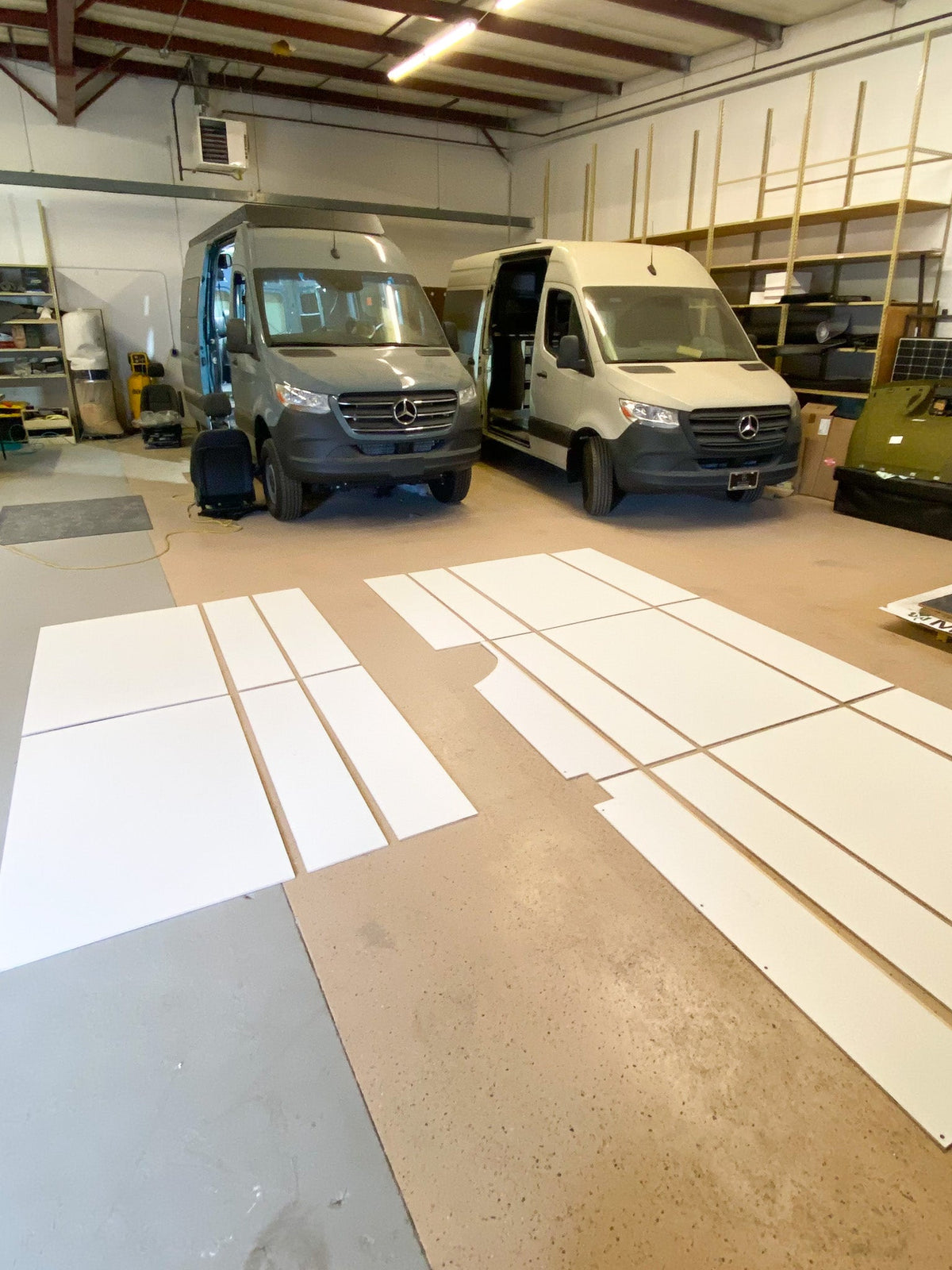 Sprinter 170 Wall Panel Kit | Van Wall Panels | Featherbuilt