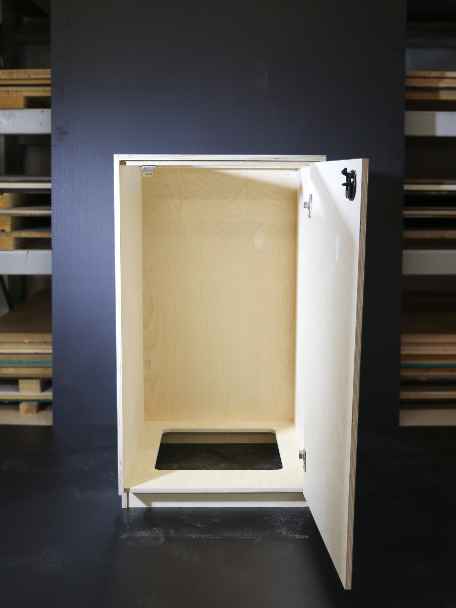 Sprinter Driver Side Sink Cabinet - Featherbuilt