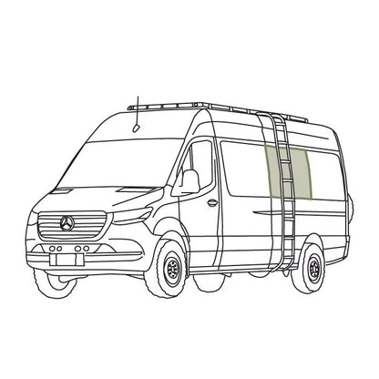 Sprinter Middle Window Cover - Featherbuilt