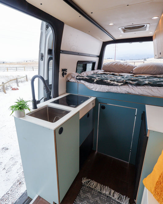 Sprinter Passenger Side Sink Cabinet - Featherbuilt