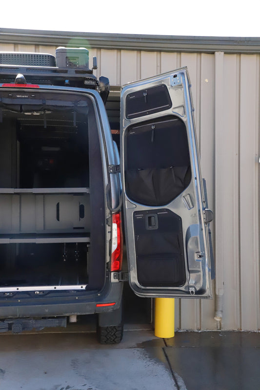 Sprinter Rear Door Middle Storage Panels (pair) - Featherbuilt