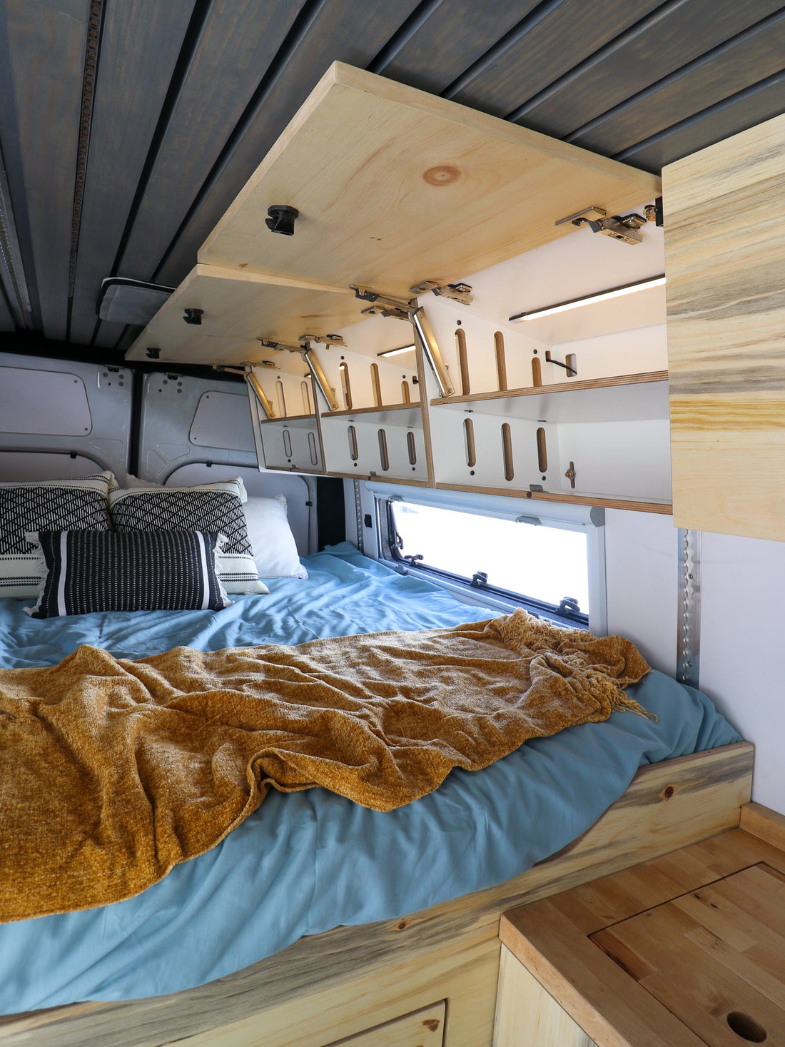 Sprinter Upper Cabinet (24 in) | Van Cabinet | Featherbuilt