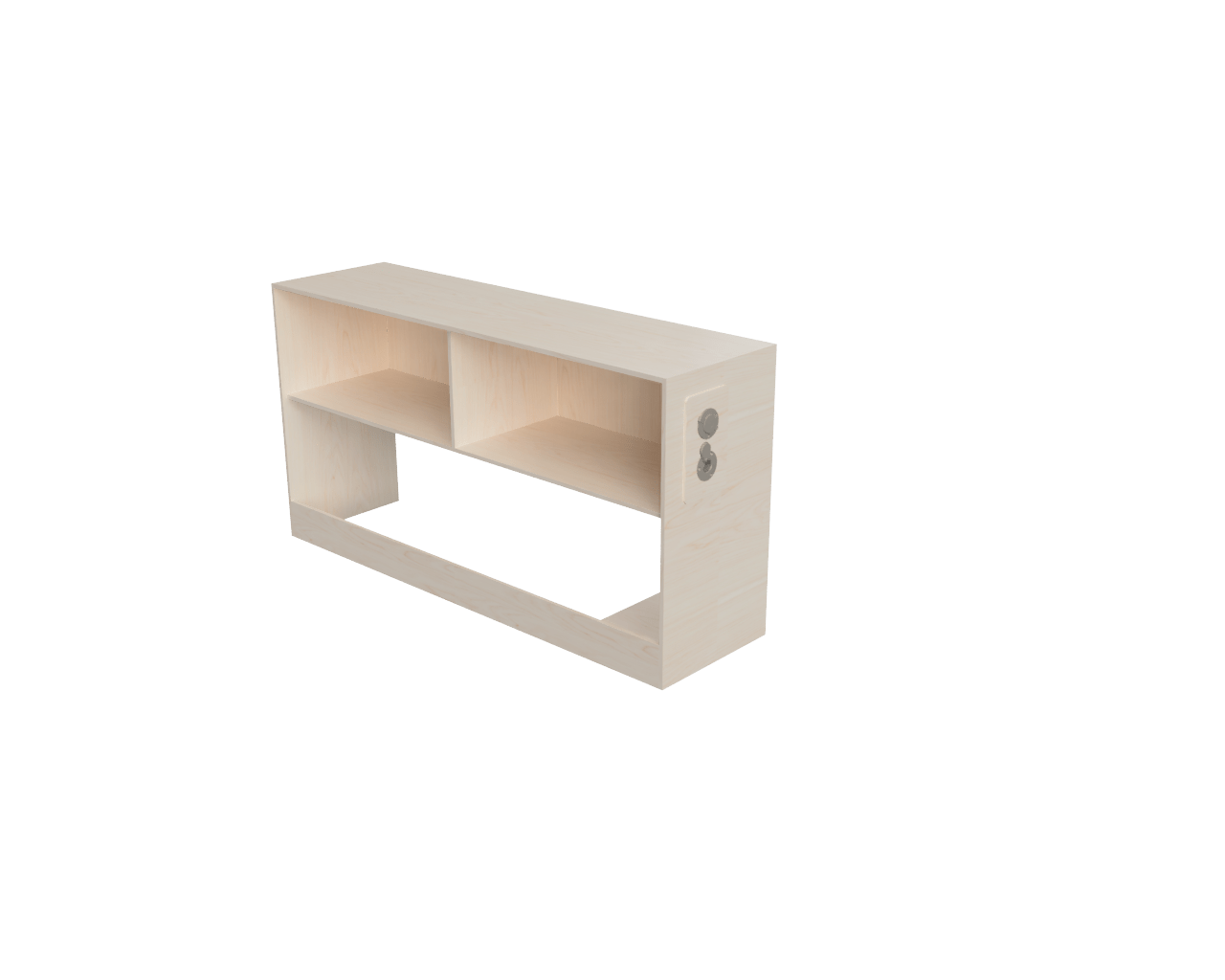 Sprinter Wheel Well Water Cabinet - Featherbuilt