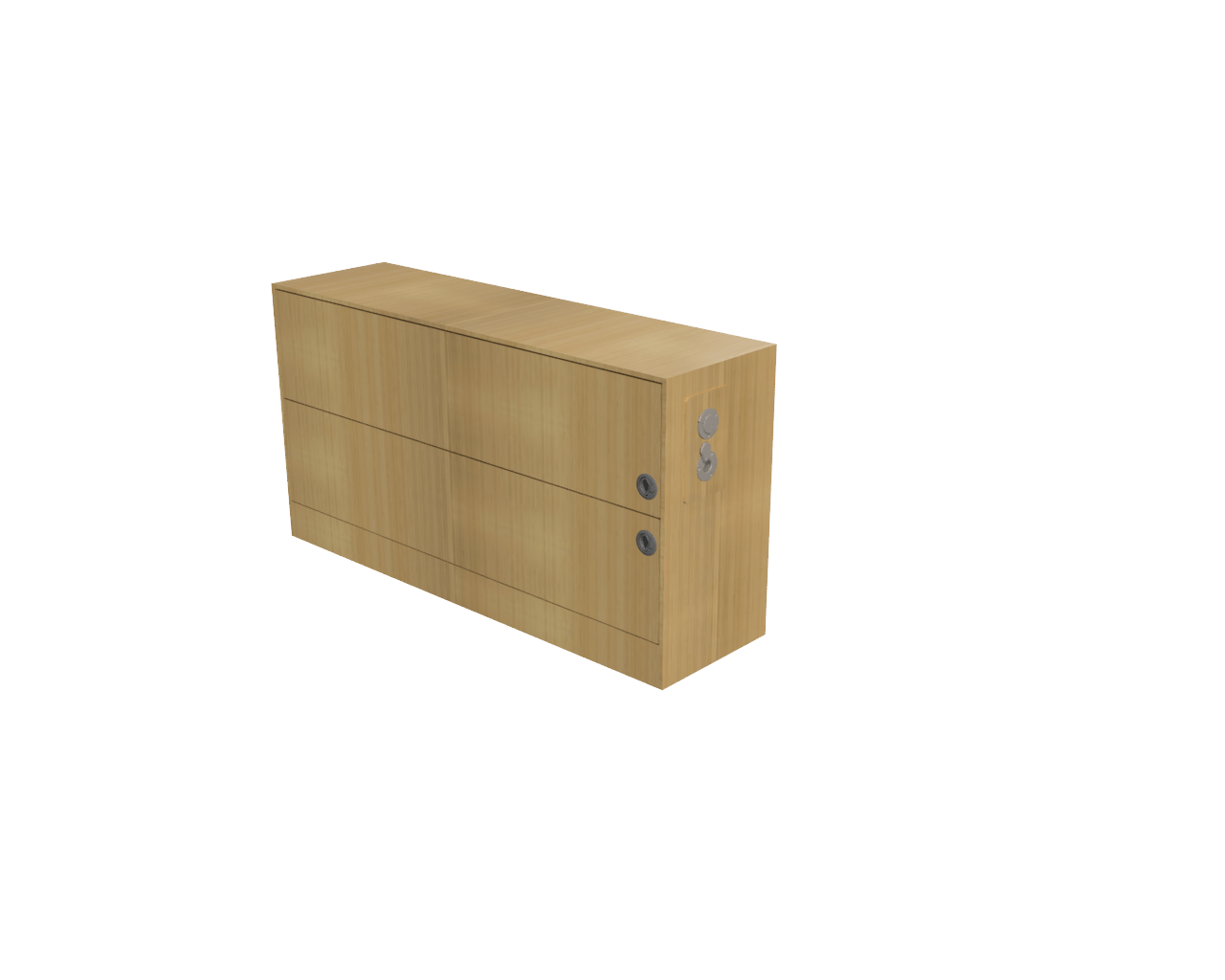 Sprinter Wheel Well Water Cabinet - Featherbuilt