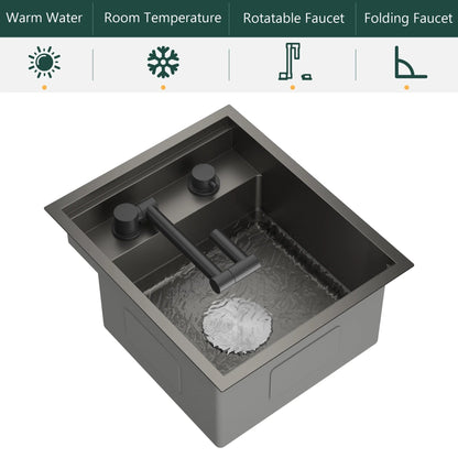 TORVA Undermount Sink with Folding Faucet - Featherbuilt