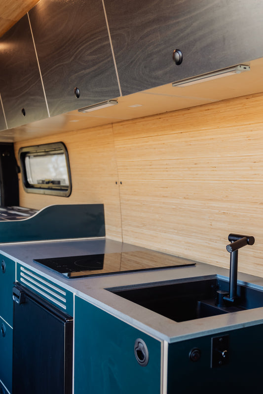 TORVA Undermount Sink with Folding Faucet - Featherbuilt