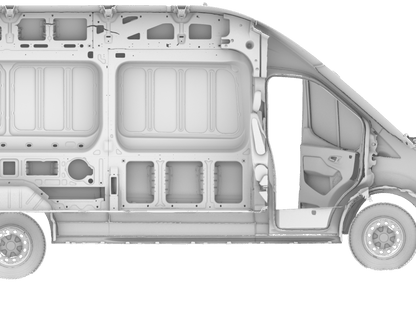 Transit 148 High Roof Planning Kit - Featherbuilt